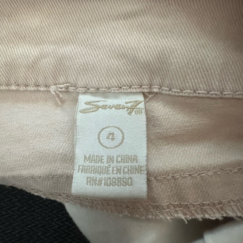 Seven7 Khaki Jean Shorts - Picture 8 of 11